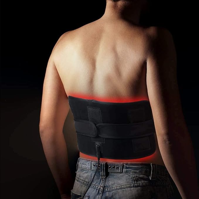 Red Light &amp Near Infrared Therapy Wrap FDA Cleared Led Light Therapy Back Pain Relief Device Wearable Deep Penetrating Pad Relief for Joints Knee Pain