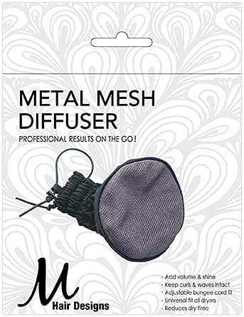Turbo Power TwinTurbo 3800 Ceramic &amp Ionic Eco Friendly Cranberry Hair Dryer and M Hair Designs Metal Mesh Diffuser (Bundle 2 Items)