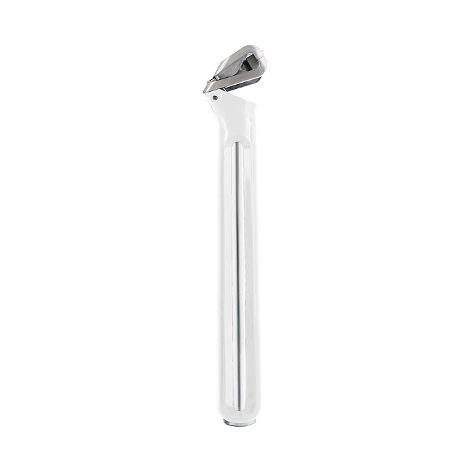 OneBlade Hybrid Safety Razor with Stand &amp 10 Premium Japanese Feather FHS Refill Blades - For All Skin Types - Single Blade Razor (White)