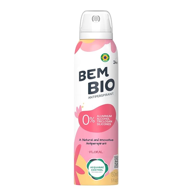 Floral Biotranspirant Deodorant Natural Aluminum-Free Vegan 24-Hour Protection 150ml (5.07 fl oz)