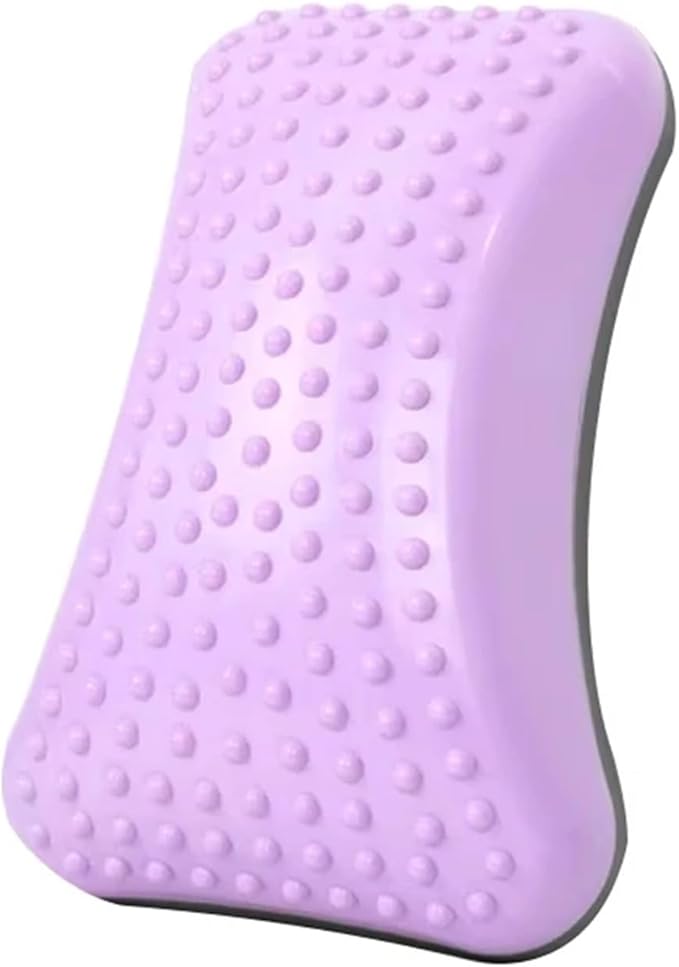 Inflatable Lumbar Back Massage Stretcher with Massage Point 1Pcs(Red)