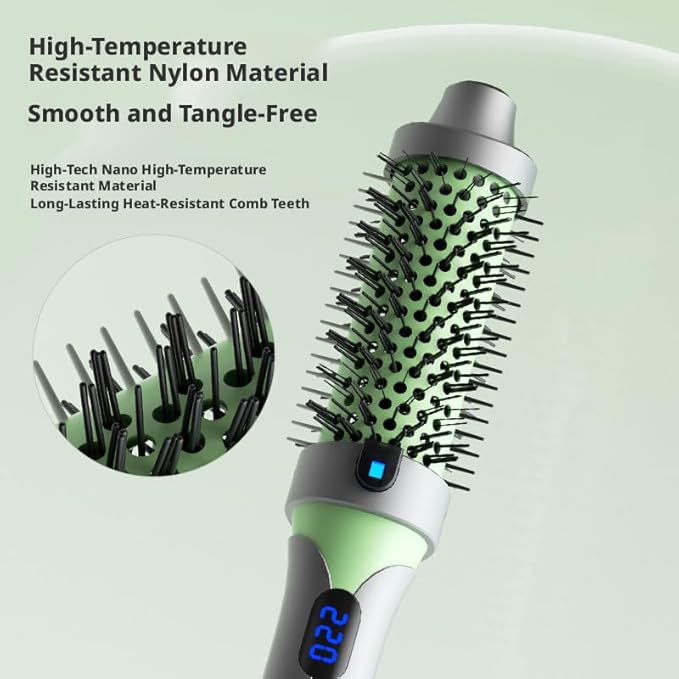 Multi-Functional Hair Curler and Straightener 30S Fast Heating 360° Rotating Cord 4 Temperature Settings Auto Shut Off