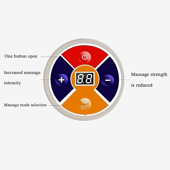Back Massagerwith Soothing Heatwith HeatElectric Back Massage Pillowwith Soothing Heatwith 8 Deep Tissue Massage Nodes
