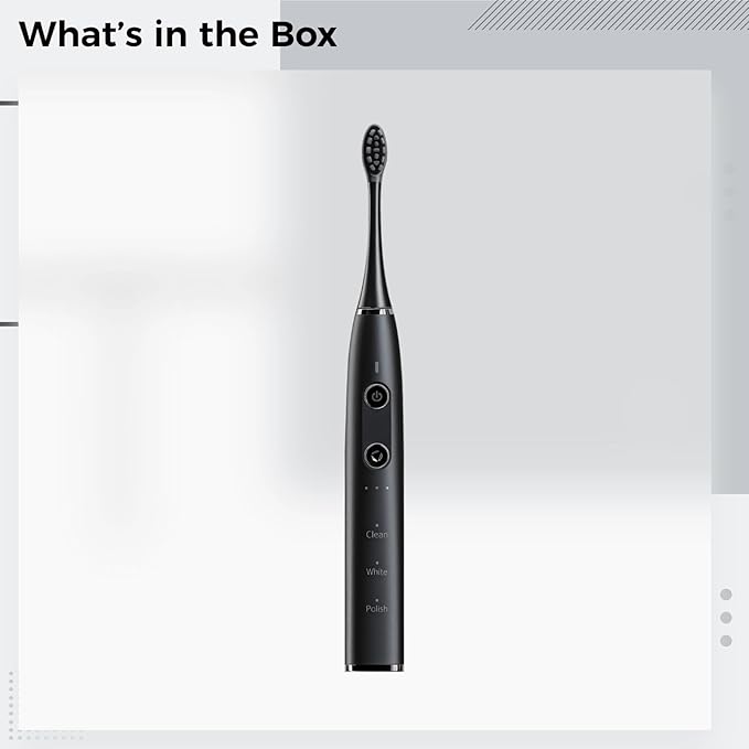Electric Toothbrush with 9 Modes and Wireless Charging Rechargeable Waterproof Design