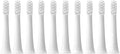 for XIAOMI MIJIA T100 Replacement Brush Heads Sonic Electric Toothbrush Vacuum Dupont Soft Bristle Suitable Nozzles 10Pcs Clean(10pcs White)