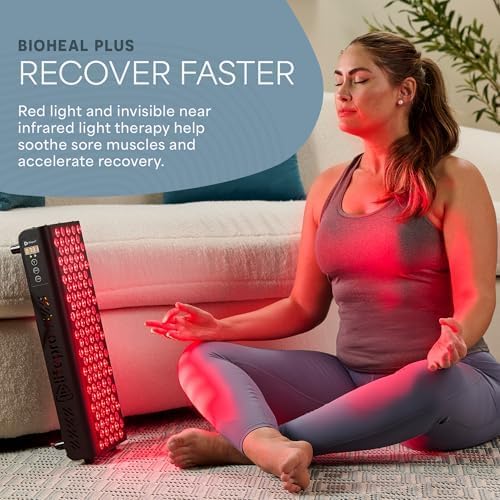 LifePro Red Light Therapy for Body Panel - 90 &amp 120 Dual Chip LEDs - 660nm &amp 850nm Near Infrared Full Body Red light Therapy Panel - For Daily Wellness &amp Comfort -Includes Hanging Kit and