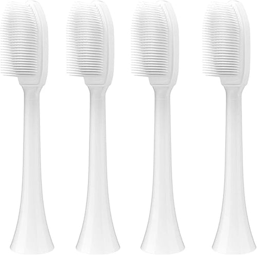 2/4 Pieces Nano Toothbrush Head Soft Silicone Brush Suitable for Phili Care HX3/HX6/HX9 for 6780 3014(4PCS)