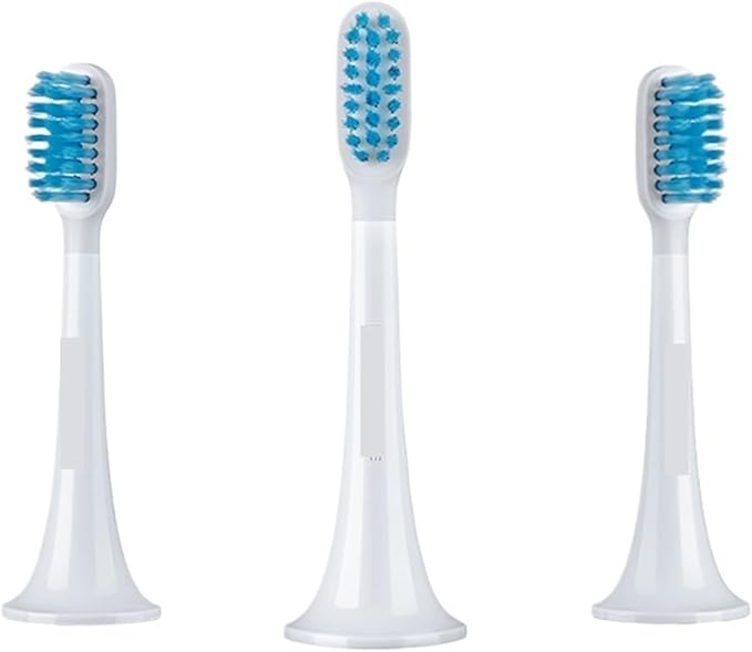 Compatibility for XIAOMI MIJIA Sonic Electric Toothbrush Head T100 T200 T200C T300 T301 T302 T500 T700 Replacement Heads(Mijia T100 3PCS)