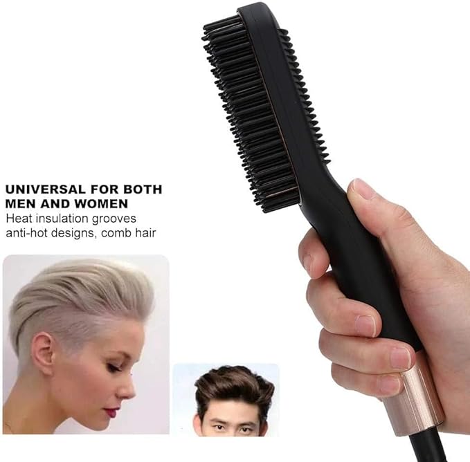 Multifunctional Professional Hair Straightener Tourmaline Ceramic Hair Curler Brush Hair Comb Straighteners Curling Hair Iron