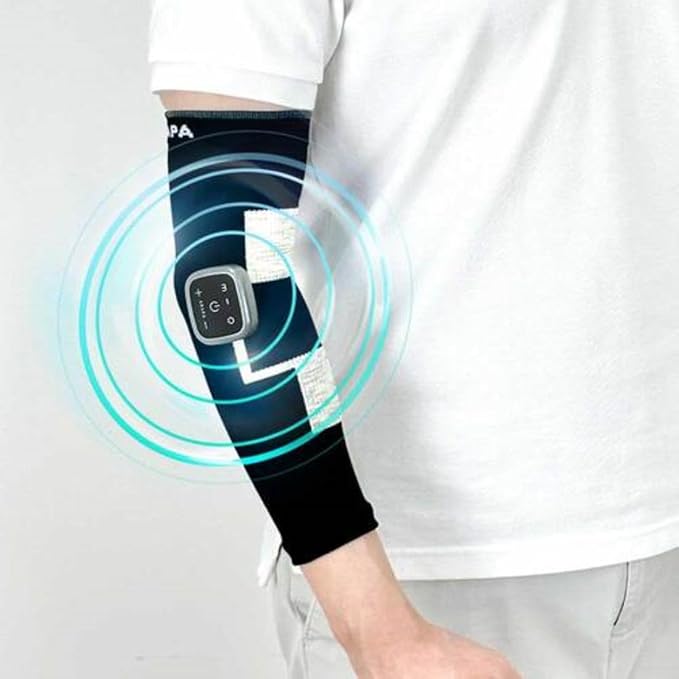 ANAPA Microcurrent &amp Low-Frequency Elbow Massager Wearable USB Rechargeable Portable Muscle Relaxation Device