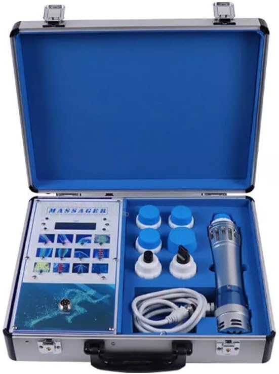 Electric Shockwave Therapy Machine Shock Wave Therapy Device Body Massager Joint Pain Relief Focused Shockwave Machine Non-Invasive Therapy for Back Golf Elbow Plantar Fasciitis Body Relaxion