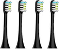 Electric Toothbrush Heads Replacement X1 X3 X3U X5 Teeth Brush(Black 4 pcs)