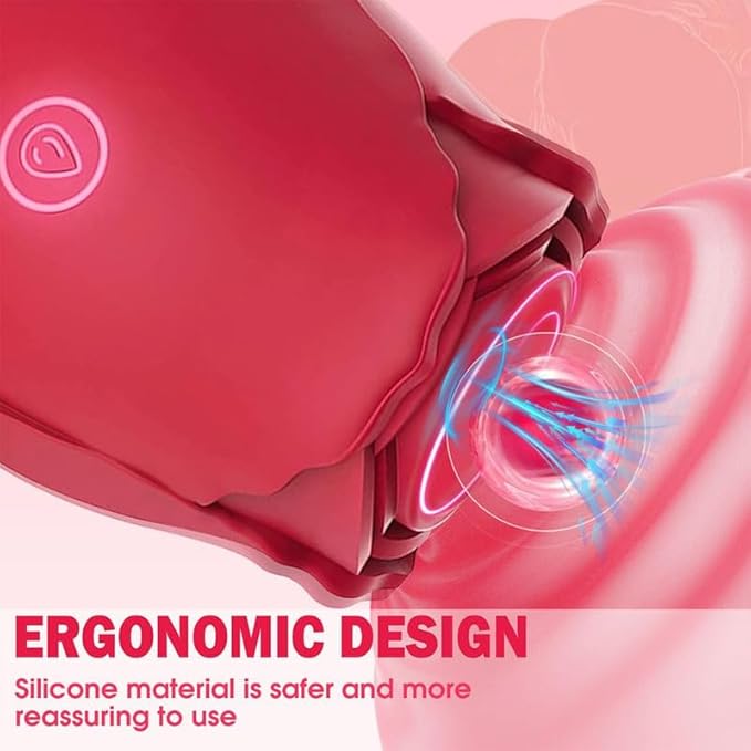 2026 Newly Portable Vibrating Massager -Clitioral Sucker Relaxes Muscles Viboators Toy 10 Modes Couples - for Body and Back Foot Silent Personal for Sports Massage Adult Tools Relaxation XJH-Red01