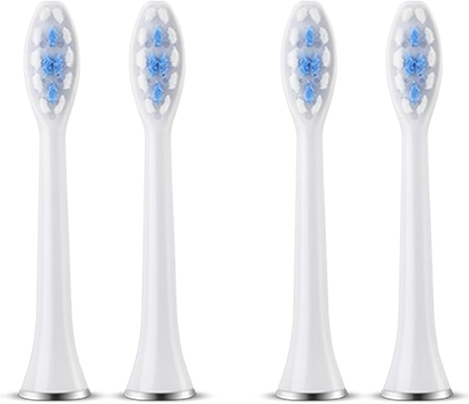 Compatible for S7 Brush Heads Super Sonic Electric Toothbrush Accessories Replacement(8 Black Brush Head)