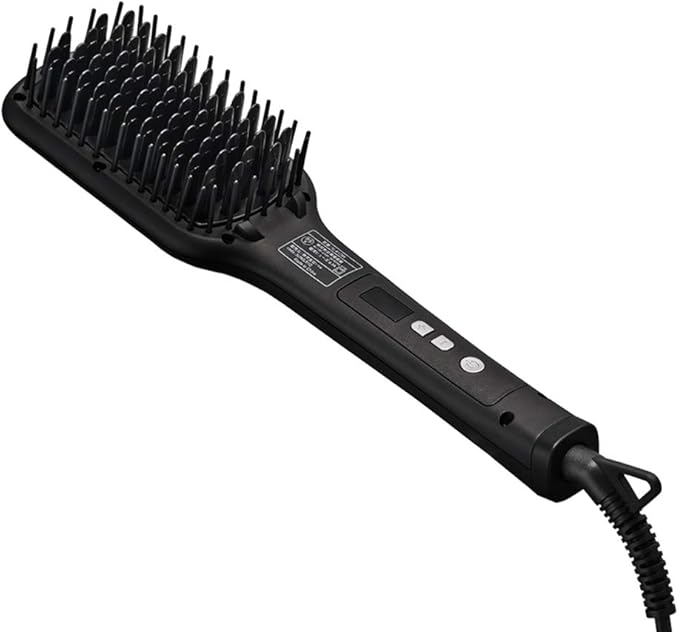 SALONIA Salonia Straight Heat Brush Black Overseas Compatible