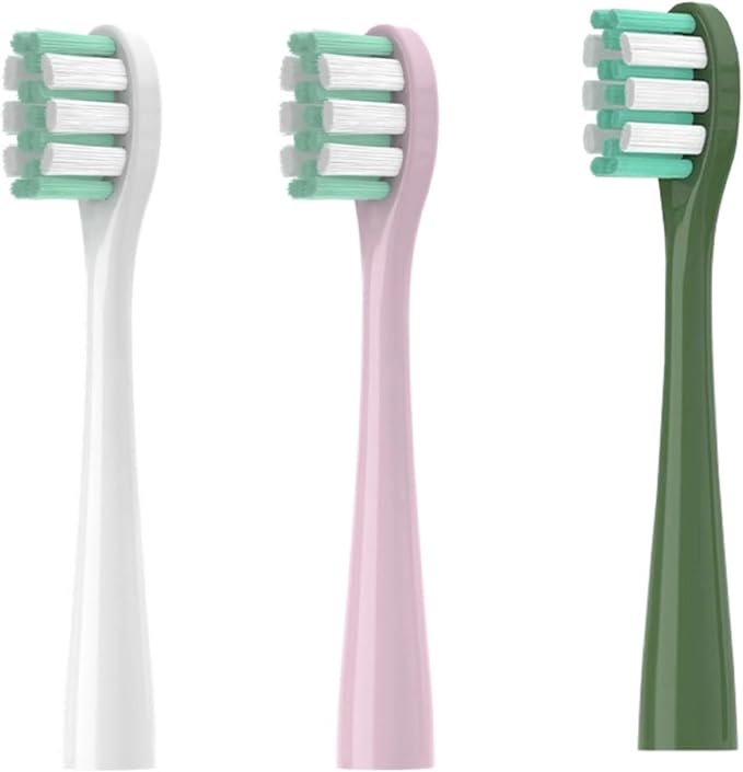 Replacement Electric Toothbrush Heads Compatible for D1/D2/D3 Soft Bristles Cleaning Brush Head(16pcs Green)