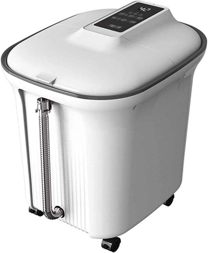 Foot Spa Massager Basin – Heated Electric Foot Bath Tub with Automatic Massage Rollers &amp Temperature Control – Spa Treatment That Rejuvenates Tired Feet &amp Relieves Pain &amp Pressure