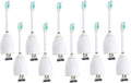 Replacement Toothbrush HeadsCompatible for HX7001 HX7022 HX-7002 HX7002 HX9500 HX9552 HX9553 HX9562(10 PCS)