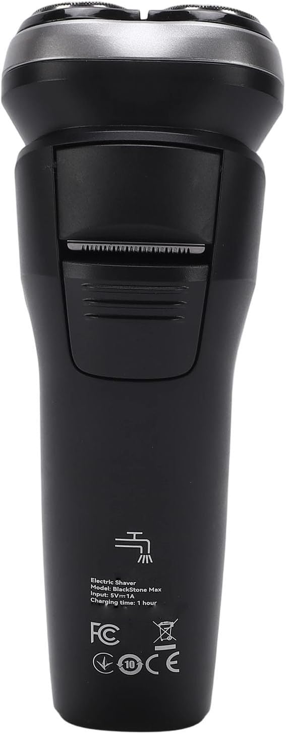 Electric Beard Trimmer Cordless Groomer with USB Rechargeable Lithium Ion Battery Interchangeable Heads for Men's Grooming