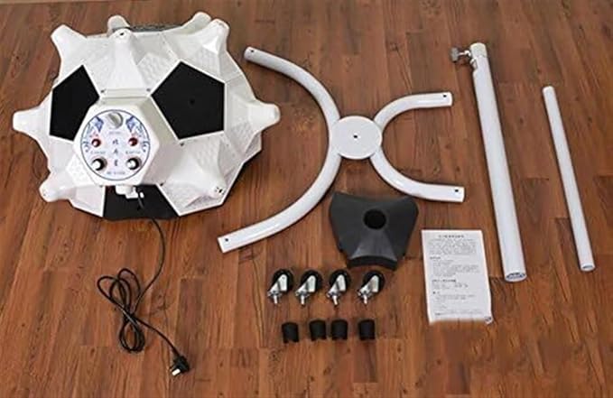Hair Dryer Salon Color Processor Accelerator Infrared Heating Rolling Base with Wheels for Barber Beauty Spa
