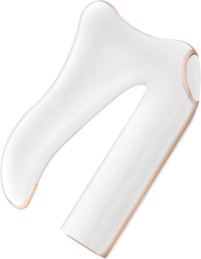 Gua Sha Electric Massager for Neck Facial Beauty Instrument Scraping Massage Scraping Tool Electric Massager for Arms Neck White