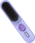 Cordless Hair Straightener 9-Level Portable Brush 35w Straightening Brush with Fast Heating Lightweight Hair Straightener with Quick Heat Design Home Salon Tool for Travel and Commuting