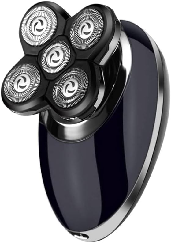 Electric Razor for MenWet and Dry Rechargeable Mens Rotary Shaver Three in One Electric Shaver Beard Hair Clipper Nose Hair Trimmer Cutting Head 5D Floating Wireless Rechar