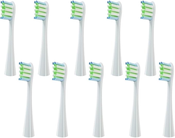 Brush Head ReplacementCompatible for Oclean Electric Toothbrush Soft Bristle X/X PRO/ Z1 Brushes Replaceable Fit(10 White)