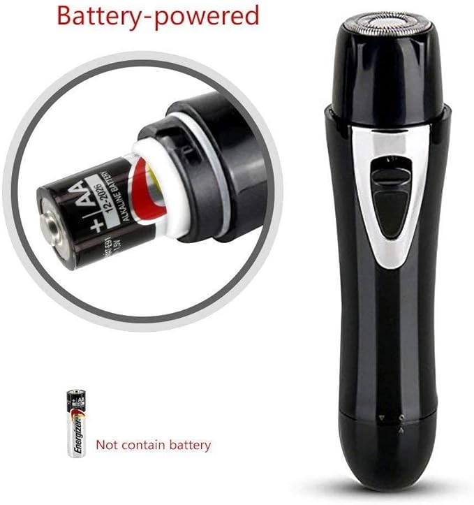 Nose and Ear Hair Trimmer Professional Painless Nose Hair Remover for Men and Women Battery-OperatedWaterproof Dual Edge Blades (Color : Red)