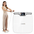 Homerz Body Fat Scale – Smart Scale with BMI Body Fat Muscle Mass Full Body Composition Scale with Body Fat Analysis Body Scan Scale with Handle Body Scanner Biometric Analyzer