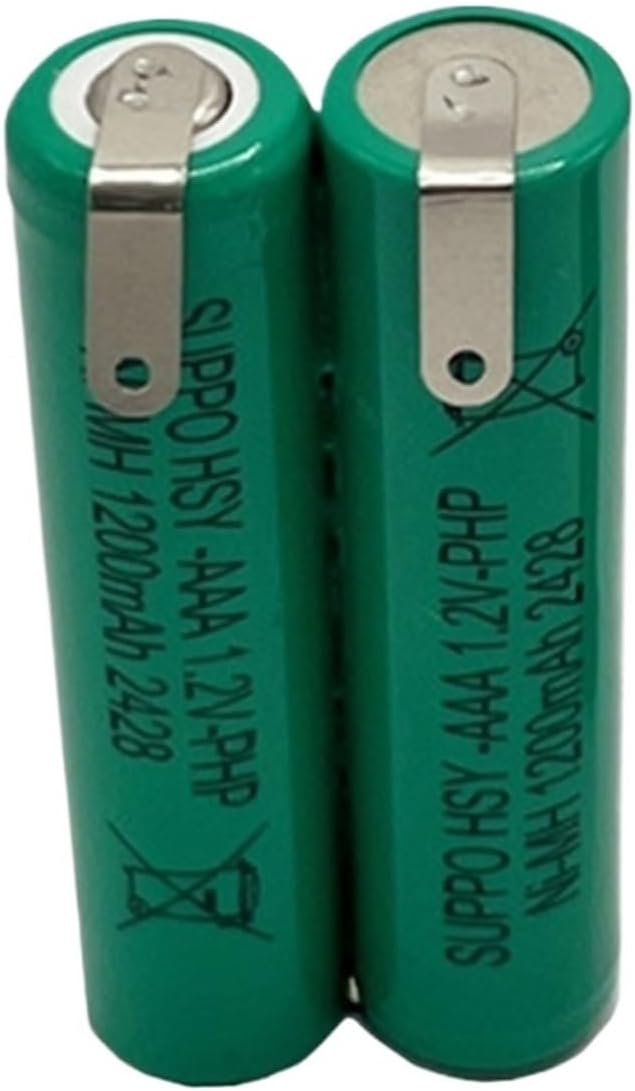 Replacement Battery .Compatible with Waterpik. 900 Sonic Sensonic Plus SR-3000 Sensonic Plus SR-3000E BK-4MCCE 2.4V 1500mAh 2400mAh Toothbrush(1 Pack 1200mah x2)