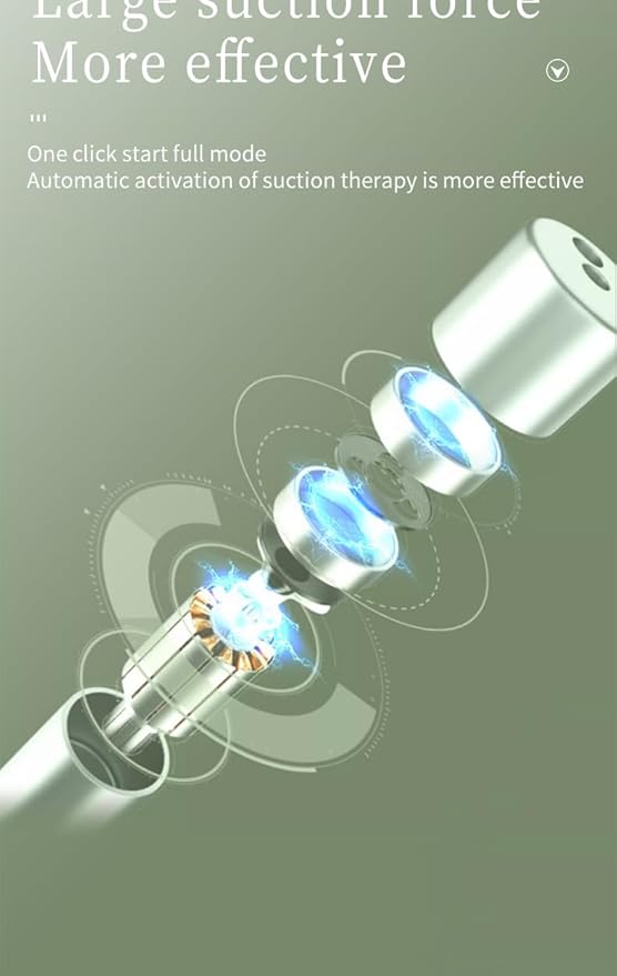 Electric Cupping Massager12th Gear Cupping Set Magnetic Bead Negative Pressure gua sha HeatingRechargeable Compact and Portable