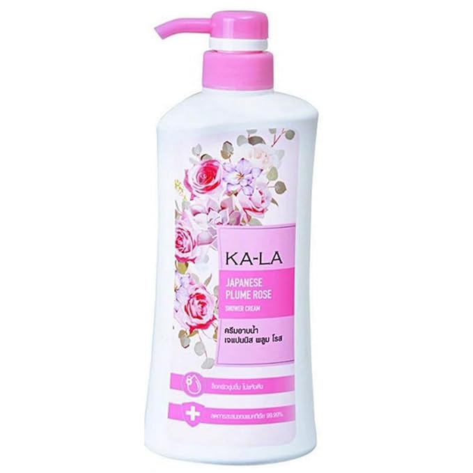 KA-LA Japanese Plume Rose Shower Cream 500 ML.