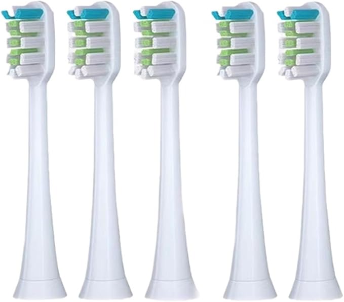 10pcs Replacement Toothbrush HeadsCompatible for SOUNESS SN903/SN901/905/601/SN801/SN810/SN201/SNK01/ST802/ST903 Nozzle