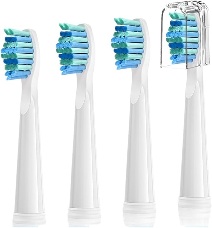 Compatible for Fairywill 4/8/12/16PCS Electric Toothbrushes Replacement Heads Toothbrush Sets for FW-507 FW-508(FW01(3pack-12pcs))