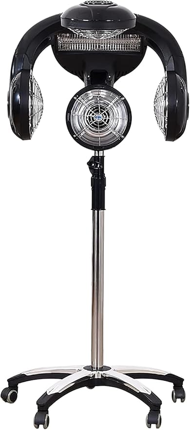 Professional Standing Hair Hood Dryer 1400W 110V Heat Lamp for Hair Salon 60 Minute Timer and Setting Temperature Control for Salon SPA Home Use