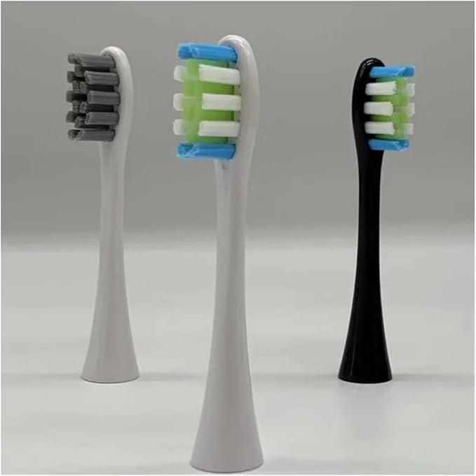 Brush Head ReplacementCompatible for Oclean Electric Toothbrush Soft Bristle X/X PRO/ Z1 Brushes Replaceable Fit(10 White 10 Black)