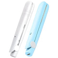 Dual-Purpose Hair Iron Compact Curler And Straightener For Quick Styling And Beach Waves U-C Charging Ceramic Glaze-Coated Great For Travel