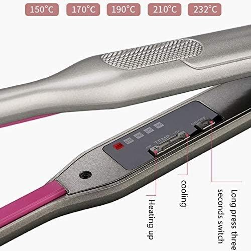 Straightener of Curl Hair Iron Hair Curler Iron for LED Short Hair Straightener Ceramic Hair Facial-Travel Hair Straightening Iron | Smooth Glide for All Hair Types