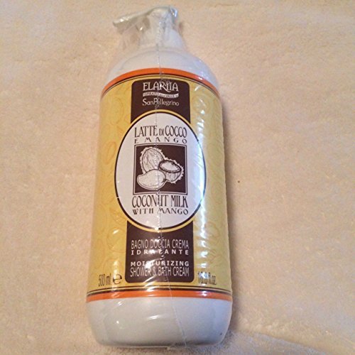 Perlier Elariia Coconut Milk with Mango Moisturizing Shower &amp Bath Cream 16.8 Fl. Oz. by N/A