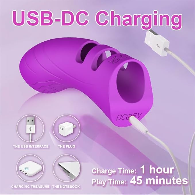 2026 Newly with Heating Function Mini Handheld Electric Back and Finger Massager Waterproof Quite Massager Portable Massager for Back Neck Shoulder BodyRose Purple