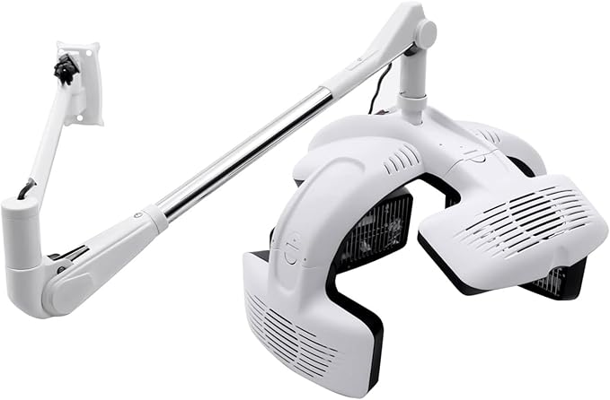 Wall Mounted/Vertical Hairdressing Dryer Infrared Hair Dryer with Swing Arm Stainless Steel Construction Specialized for Hair Dyeing Perming Salon &amp Home Use 110V-Hanging