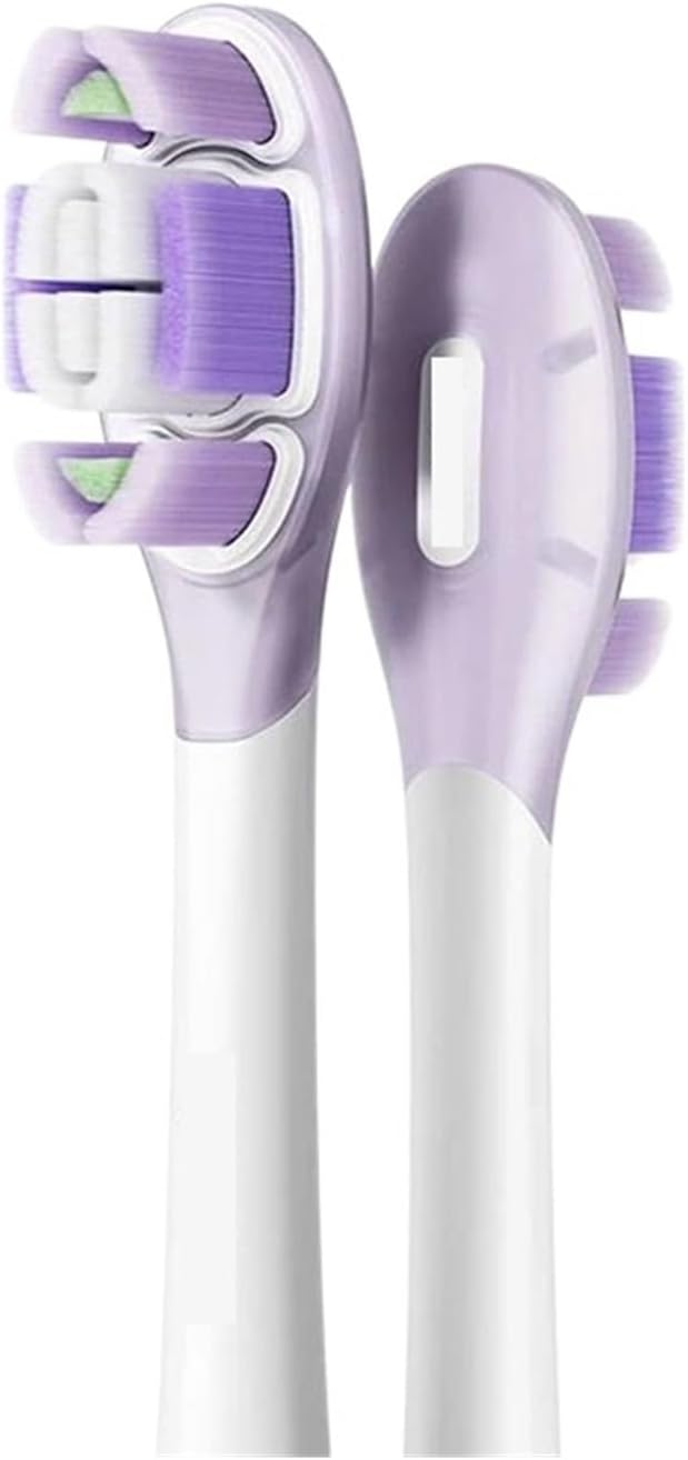 Oscillation Electric Toothbrush Replacement Heads Compatible for MES609 MES610 MES613(Soft Heads)