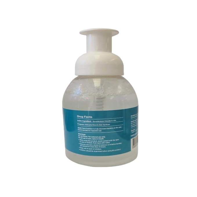 Combo: 2x 8.25oz 2x 1.7oz Hand Sanitizer Foam 2x 8.25oz Sanitizing Soap 2x 2oz Sanitizing Body Spray Alcohol-Free Long-lasting Protection. Kills 99.9%. FDA Registered