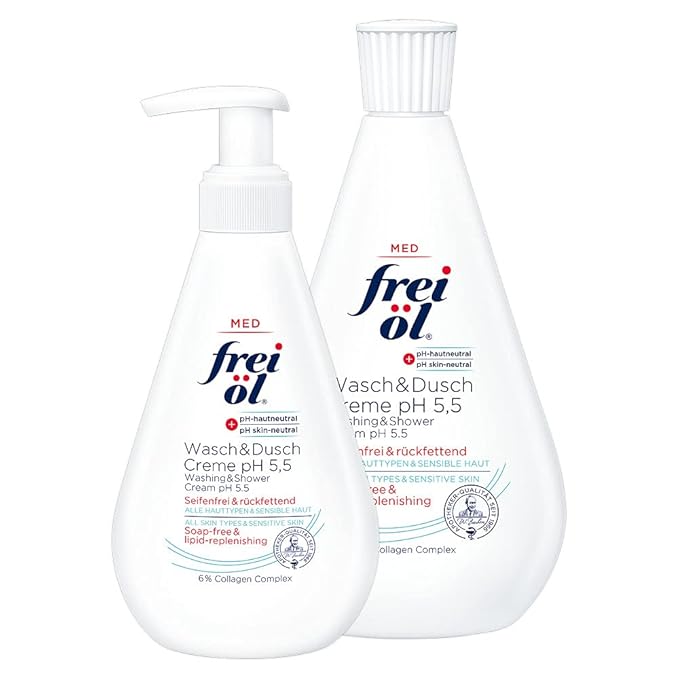 Frei Oel Wasch Und Dusch Creme (Wash And Shower Cream) Ph 5.5 16.91 Fl Oz