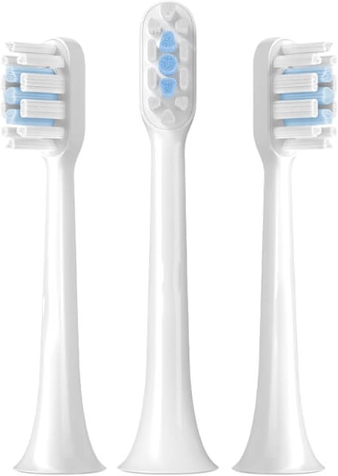 3pcs Compatible for MIJIAT302 Sonic Toothbrush Heads Teethbrush Replacement