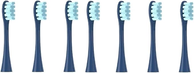 Sonic Electric Toothbrush Vacuum Bristle Suitable for/X/X / Z1/ F1/ One/Air 2 /SE Replacement Head Brushes(7pcs Dark Blue)