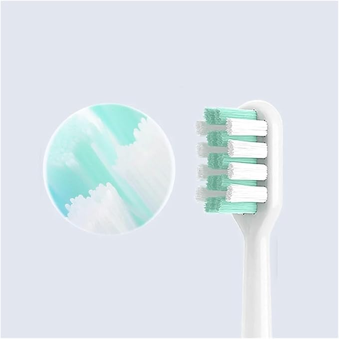 Compatible for Dr-Bei C1/C2/E0/S7 Bet-c01 Electric Toothbrush Replacement Heads Deep Cleaning Soft Bristle Nozzles4/8/16pcs(16 Cleaning Type)