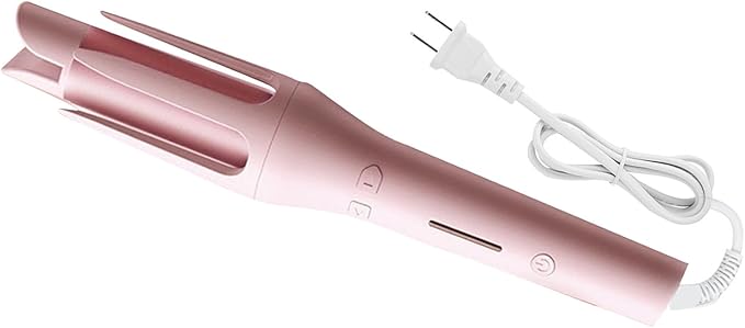 Yunir Automatic Curling Iron 32mm 1.25 Inch Ionic Auto Hair Curler Beach Waves Curling Wand Ceramic Coated 4 Temperatures Fast Heating Curler Travel Waving Tool for Salon Home (US Plug)