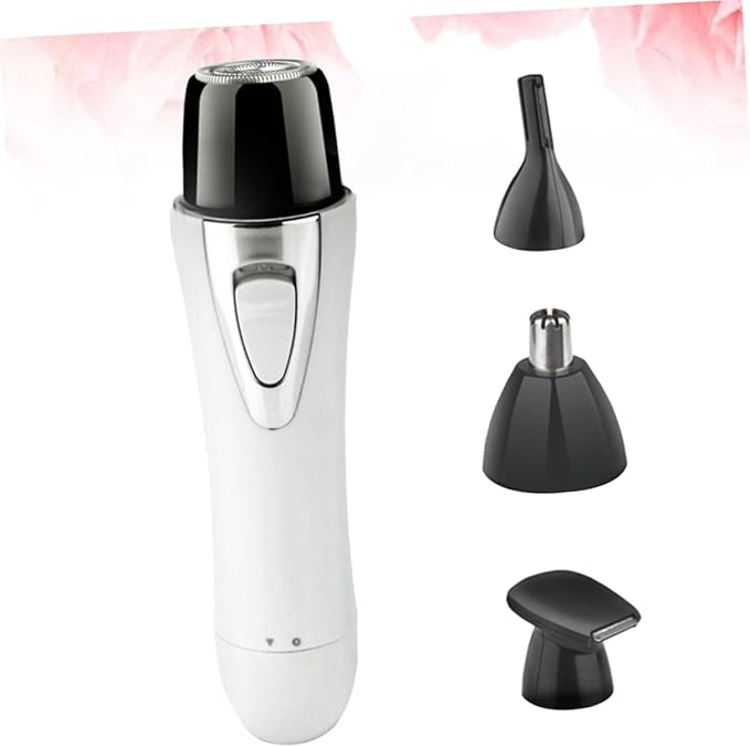 3pcs Men Rechargable Nose Hair Trimmer Electric Face Shaver Fashion Nose Hair Cutter Safe for Genders